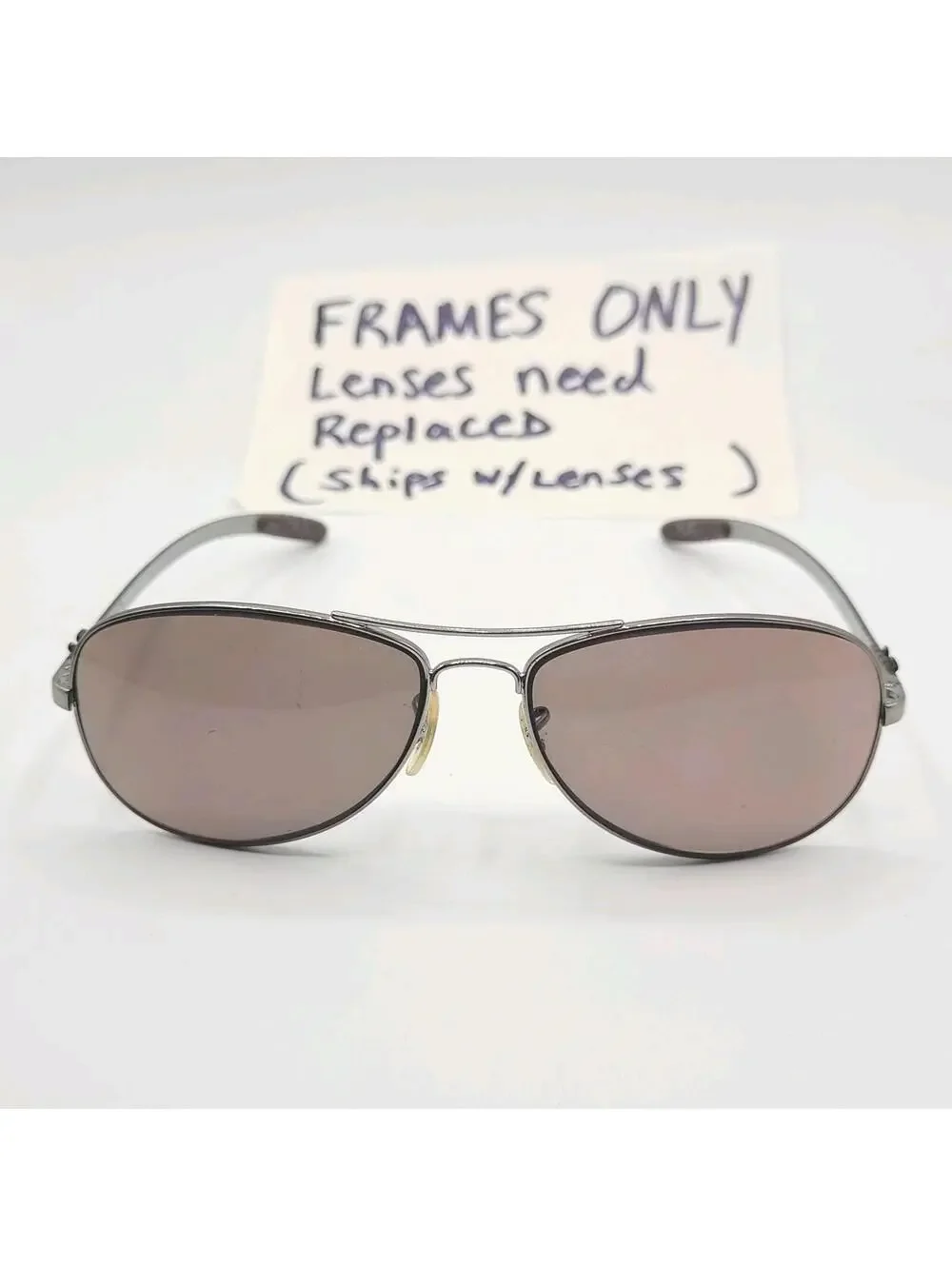 RAY BAN Sunglasses RB8301 004 Gunmetal Carbon Fiber 59-14 FRAME ONLY NICE!
